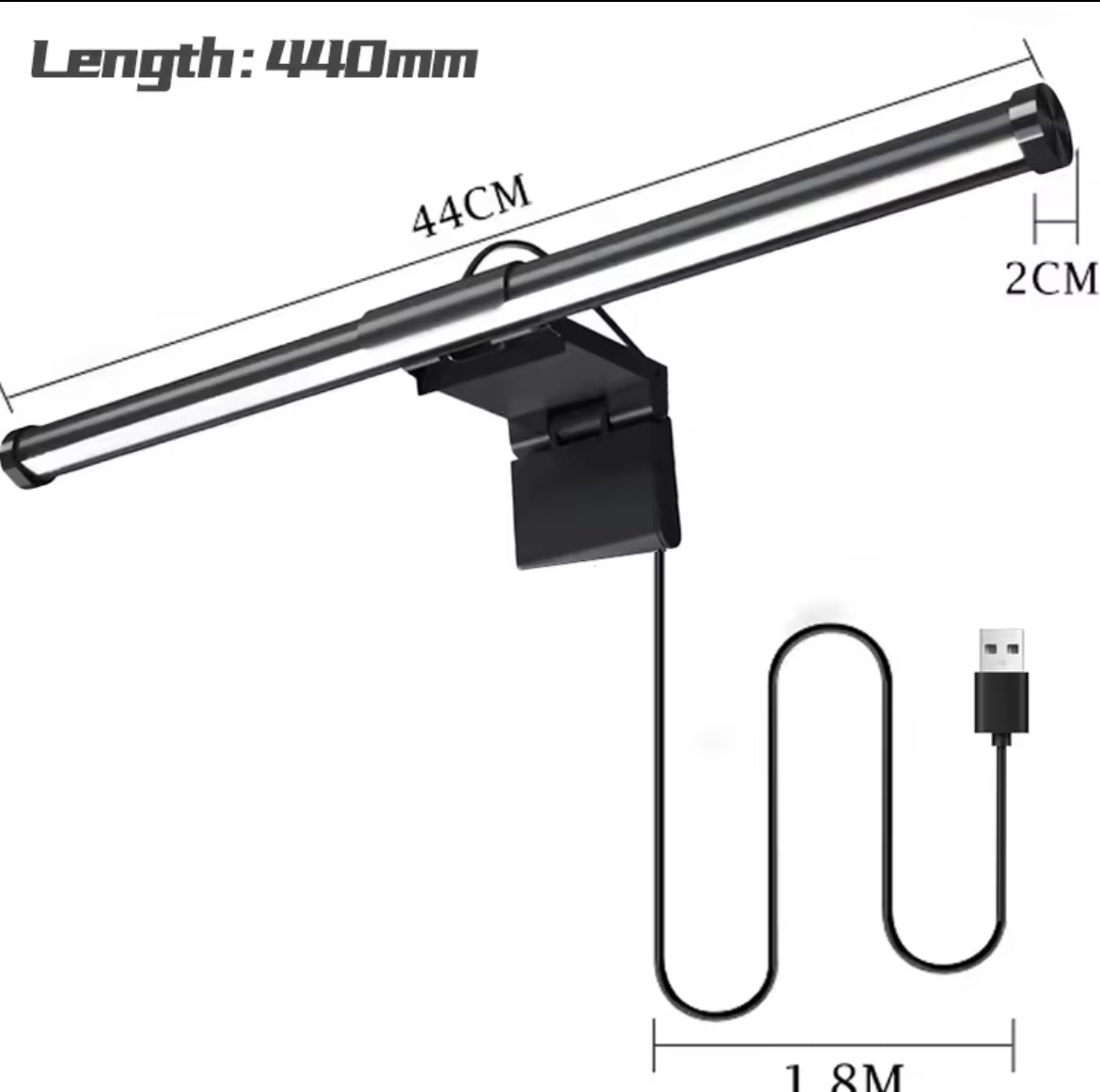 Barre LED RGB pour écran - Ambiance lumineuse USB