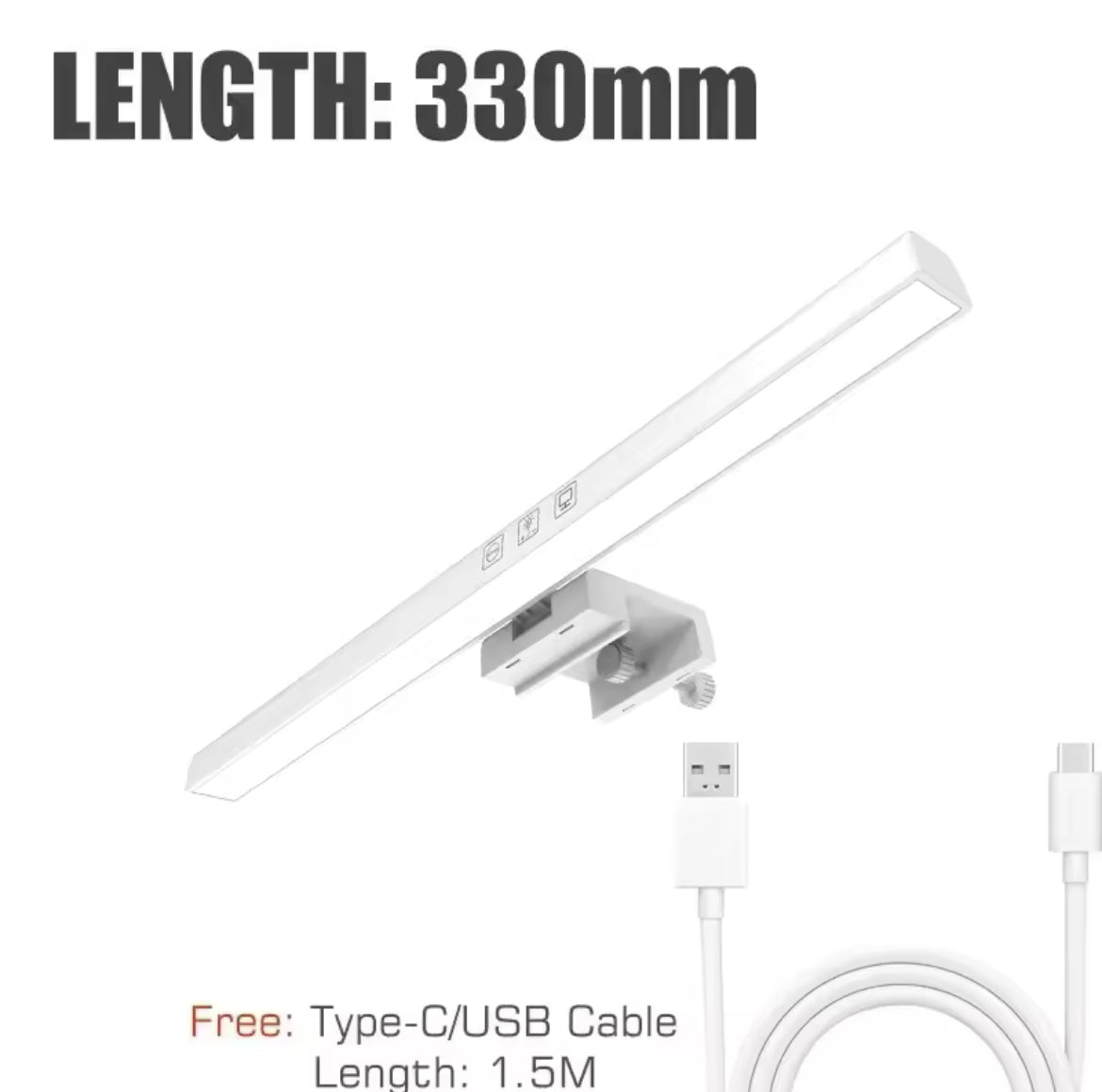Barre LED RGB pour écran - Ambiance lumineuse USB
