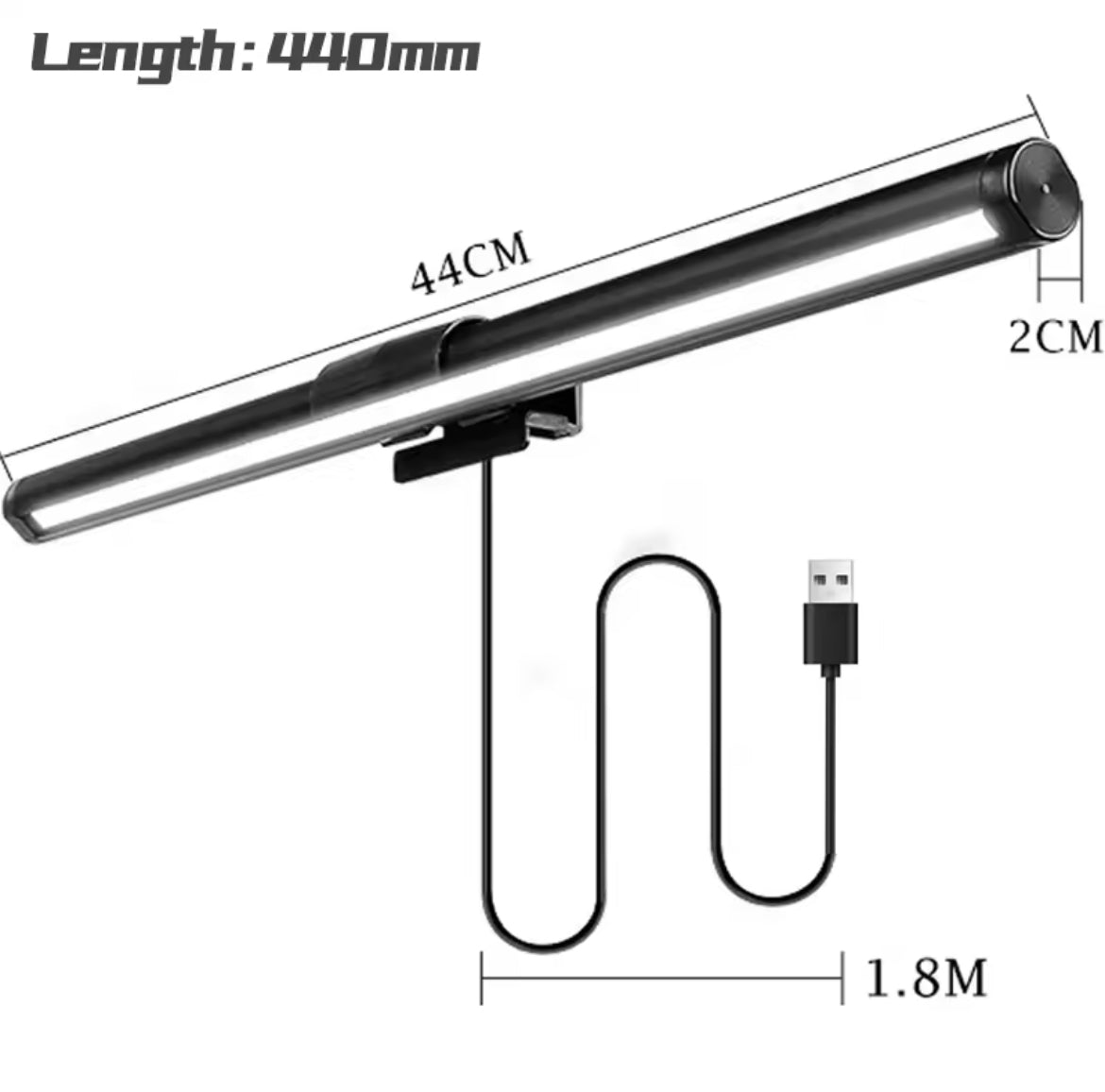 Barre LED RGB pour écran - Ambiance lumineuse USB