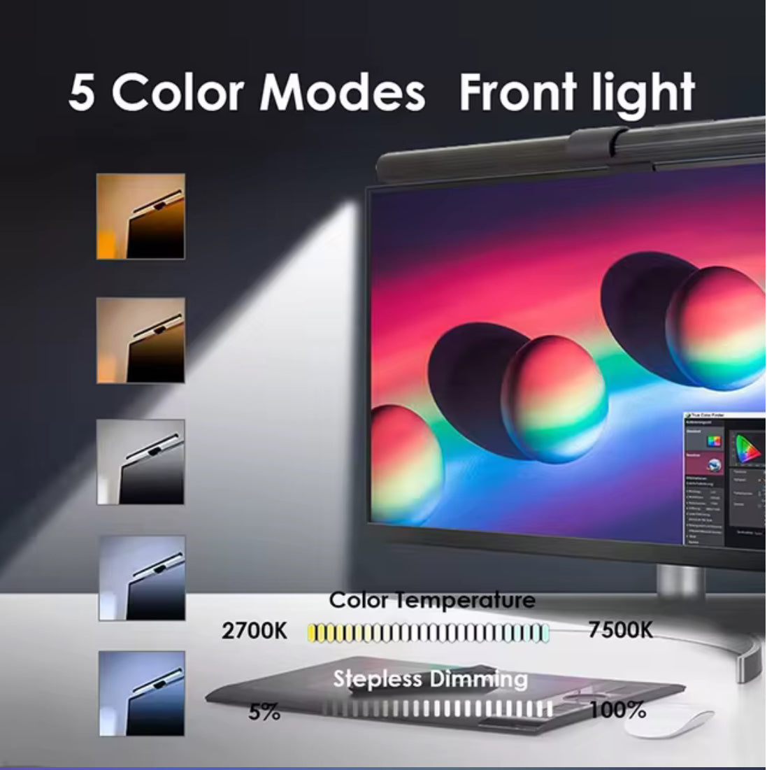 Lampe LED Suspendue Tactile & Télécommandée RGB
