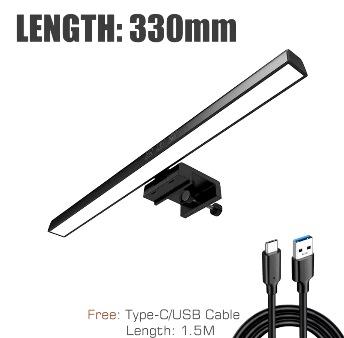 Barre LED RGB pour écran - Ambiance lumineuse USB