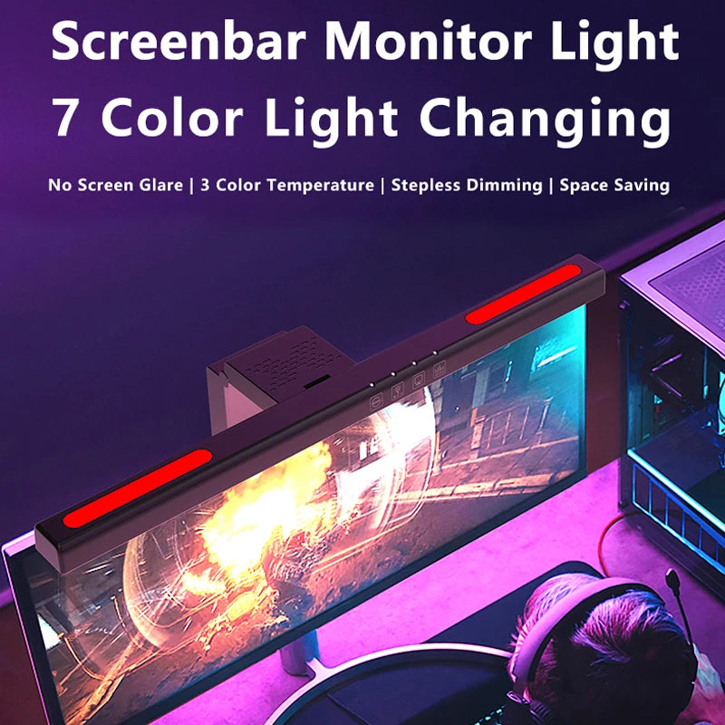 Barre LED RGB pour écran - Ambiance lumineuse USB